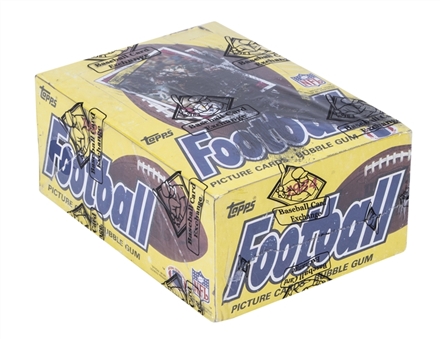 1984 Topps Football Unopened Wax Box (36 Packs) – BBCE Certified